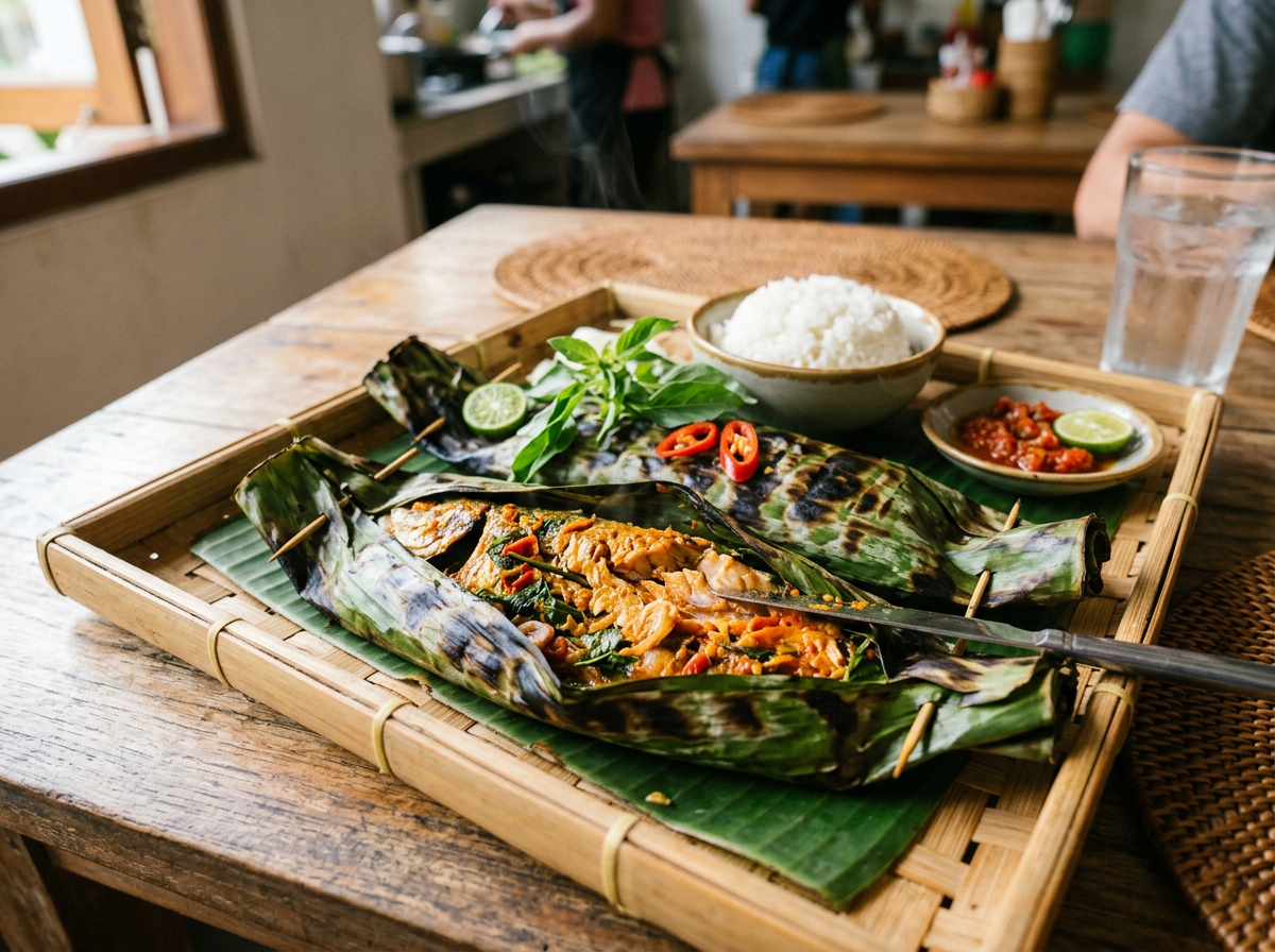 Page: Lontong - Eigenwijs koken. Slot: nasi kuning. Context: Indonesische recepten Nasi Kuning