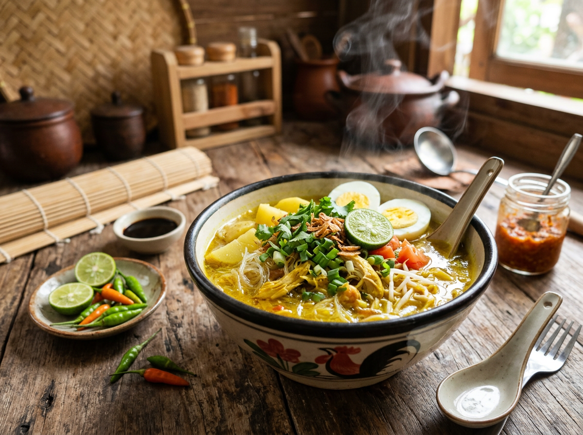 Page: Lontong - Eigenwijs koken. Slot: zelf sambal maken. Context: Indonesische recepten Zelf sambal